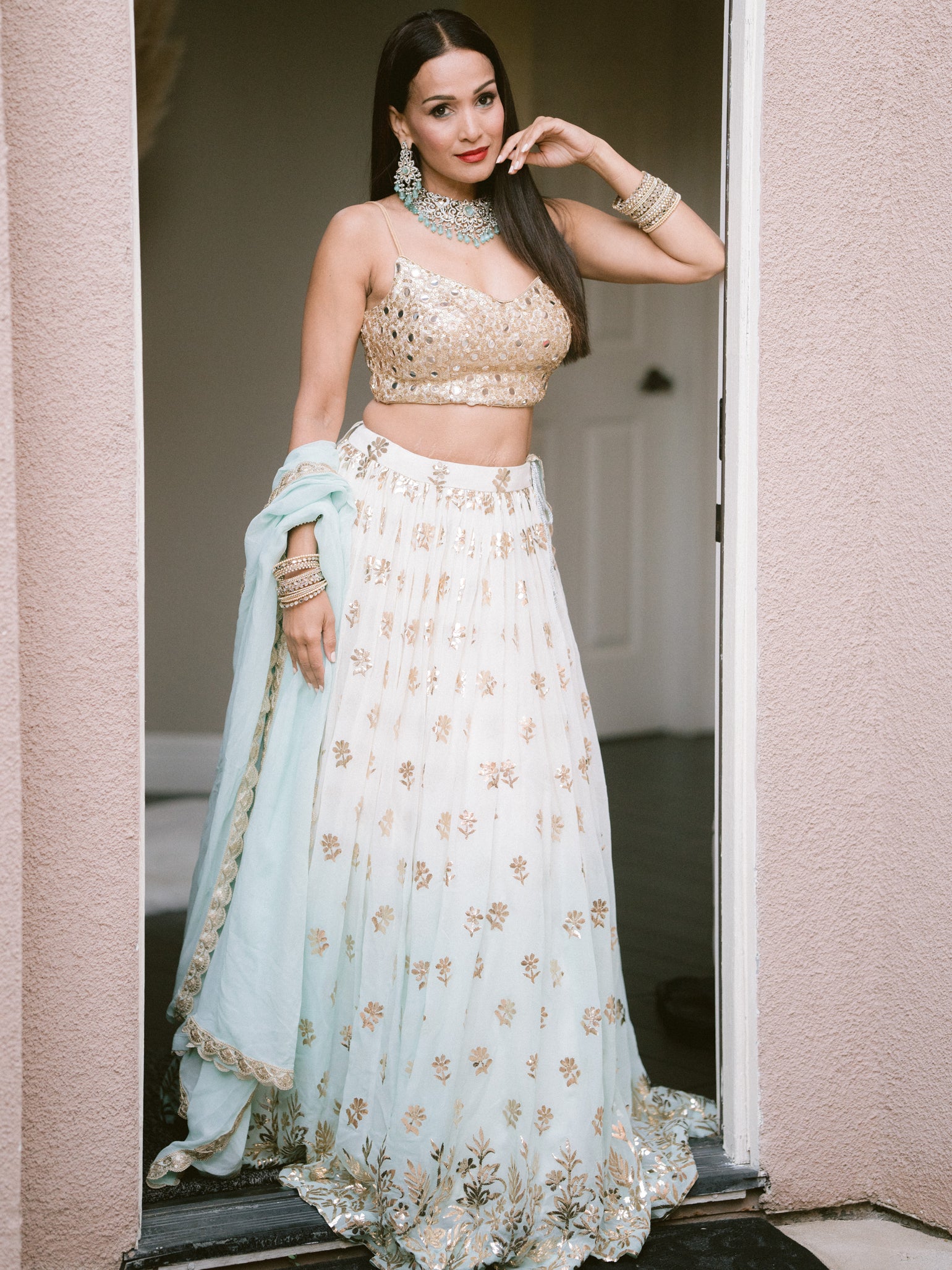 Crop top lehenga outlet under 500