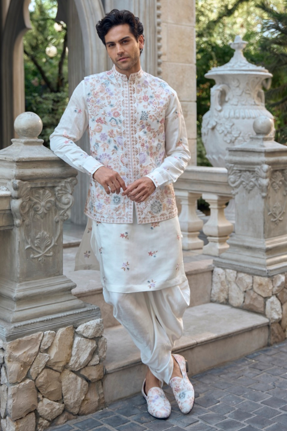 Seema Gujral - Multi-Coloured Bundi Set