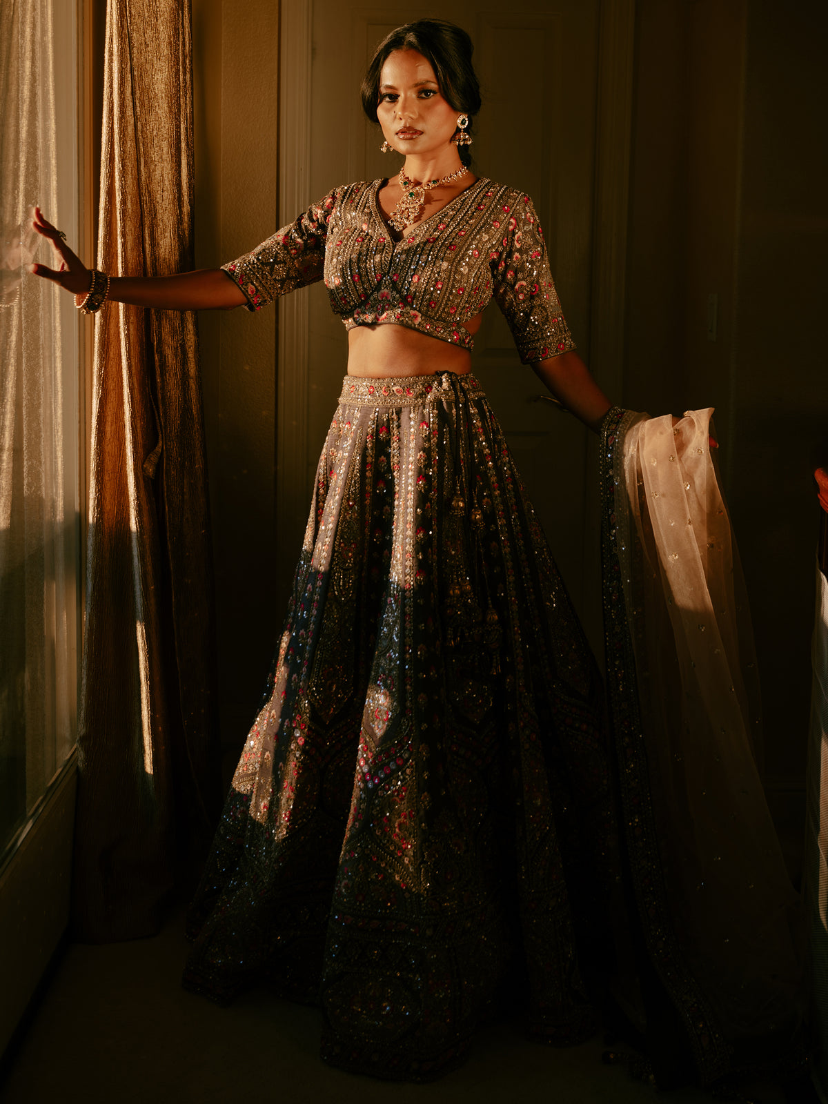 Rihana Lehenga