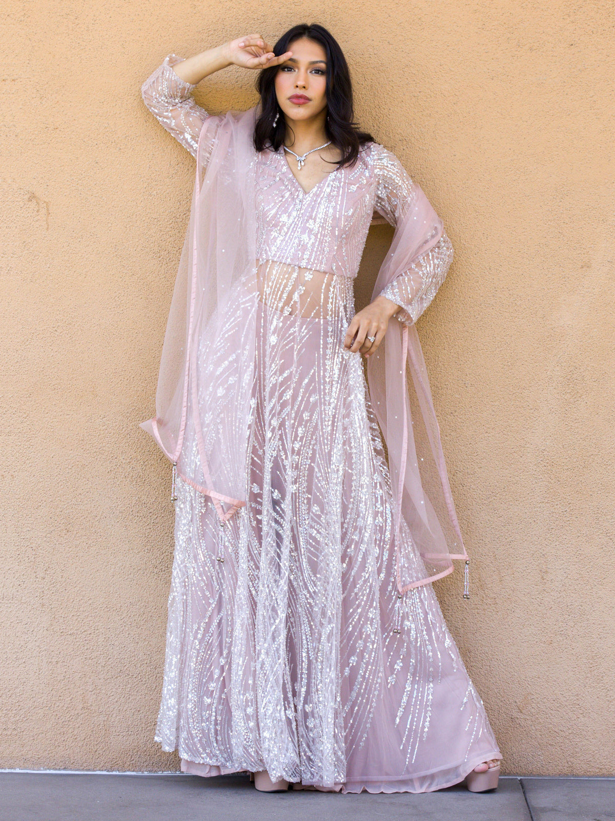 Raveena Lehenga Saree