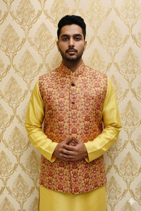 Sarthak Sherwani Jacket & Kurta Set