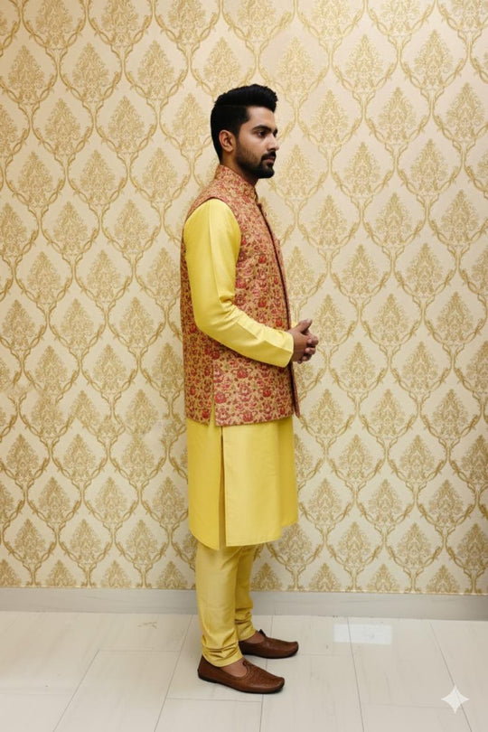 Sarthak Sherwani Jacket & Kurta Set