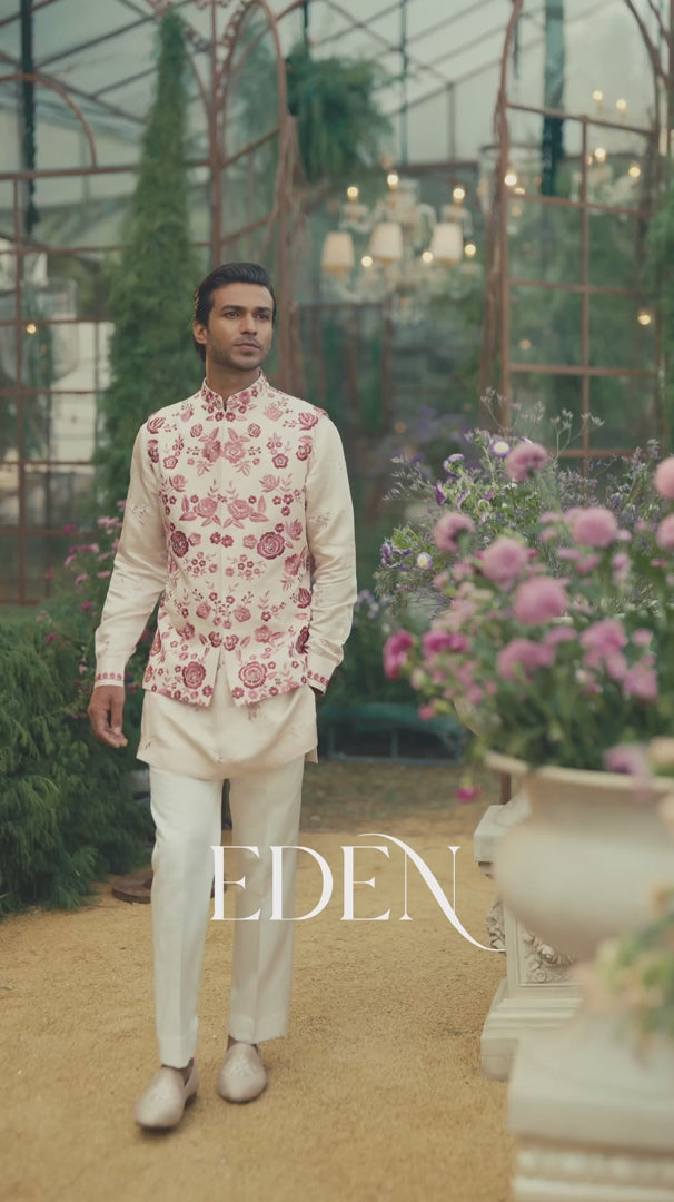 Seema Gujral - Ruby Bundi Set