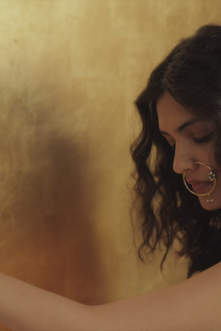 Seema Gujral - Mustard Yellow Mirror Work Sharara Set