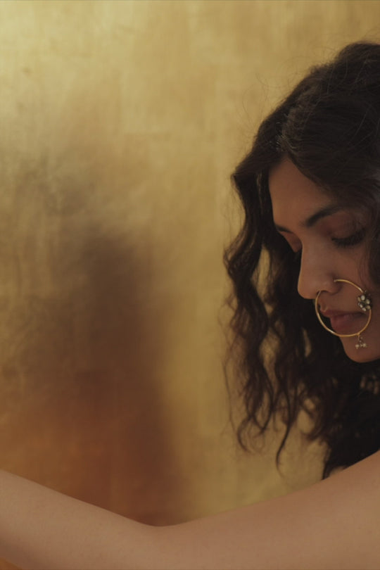 Seema Gujral - Mustard Yellow Mirror Work Sharara Set