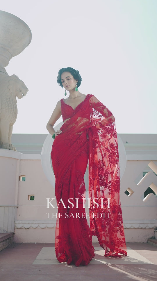 Seema Gujral - Blue Dori Saree