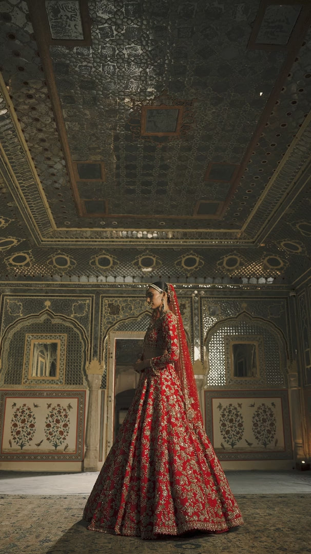 Seema Gujral - Antique Gold Sherwani Set