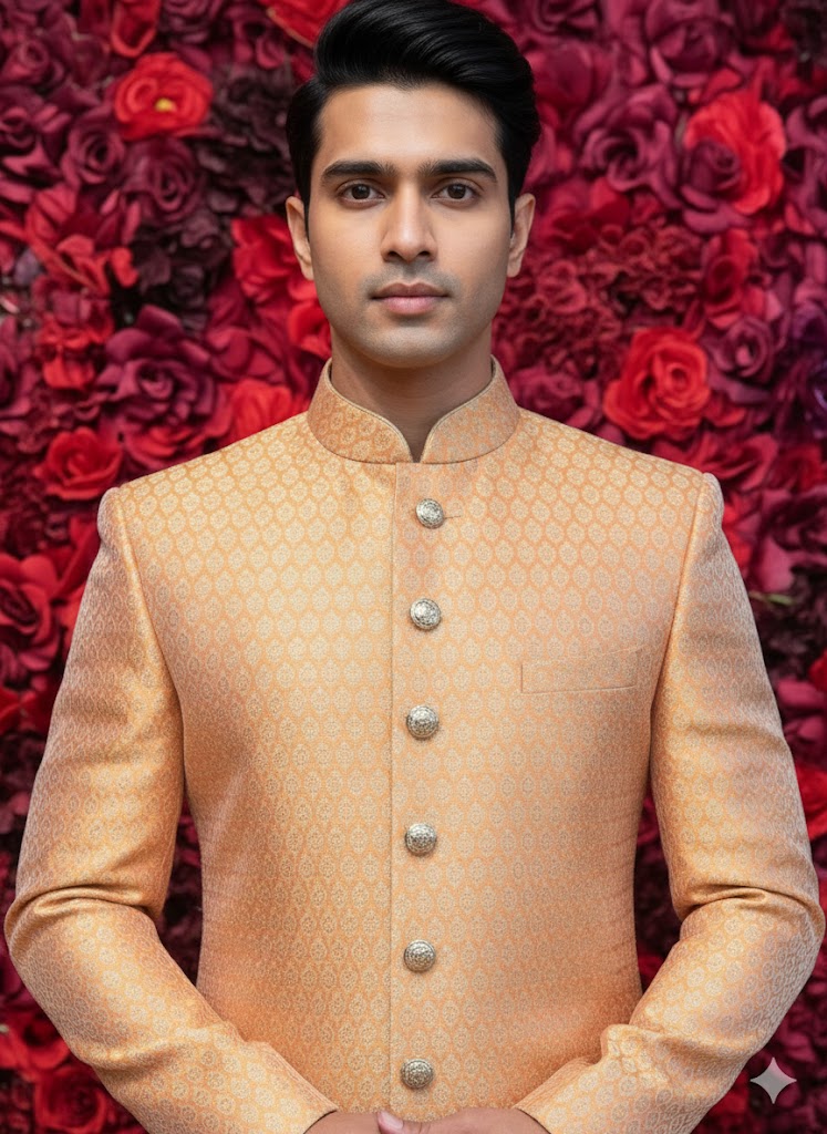 Rustic Orange sherwani