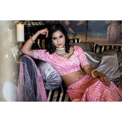 Salmon Pink Lehenga