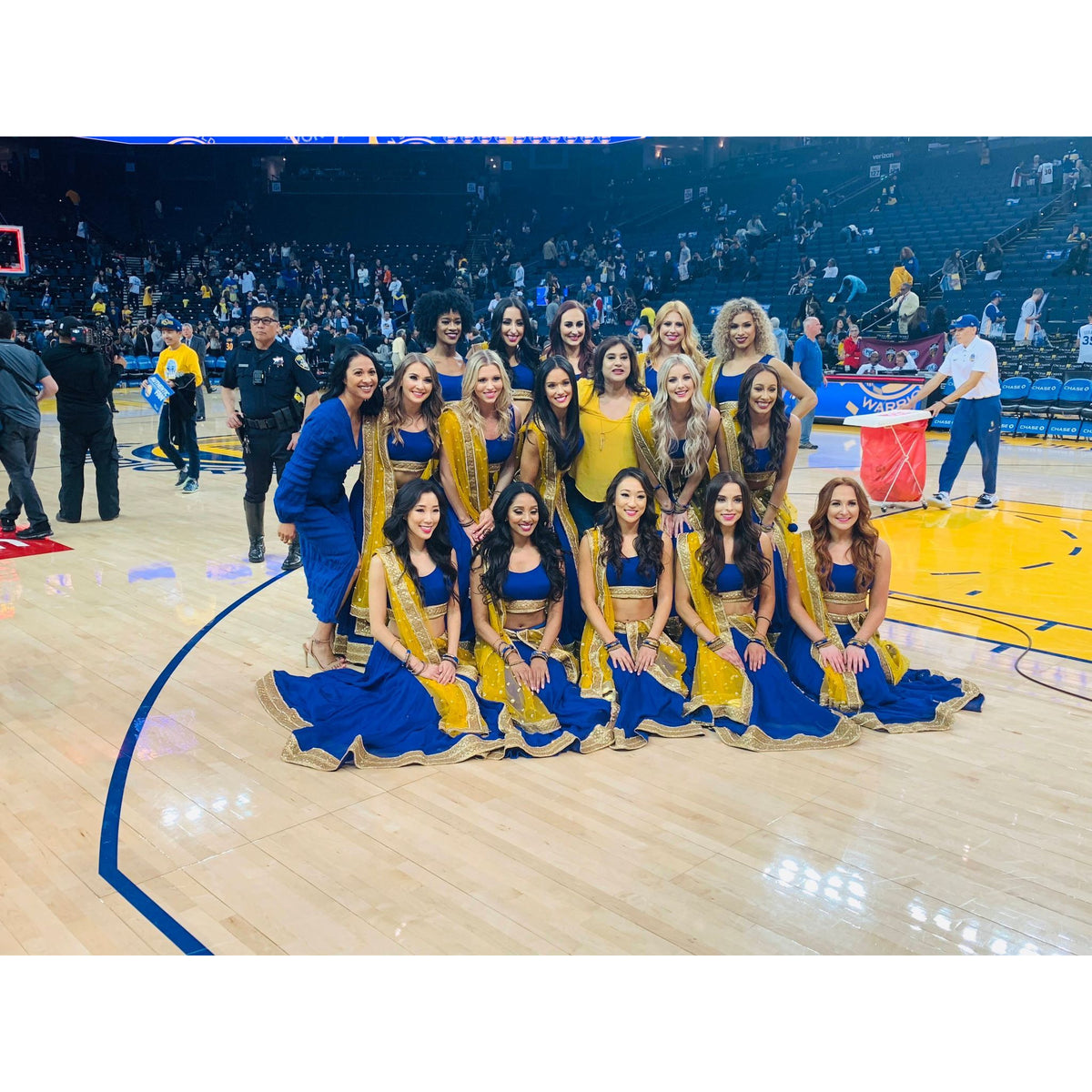 Warriors Cheerleaders Lehengas