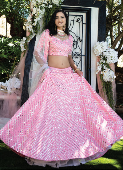 Salmon Pink Lehenga