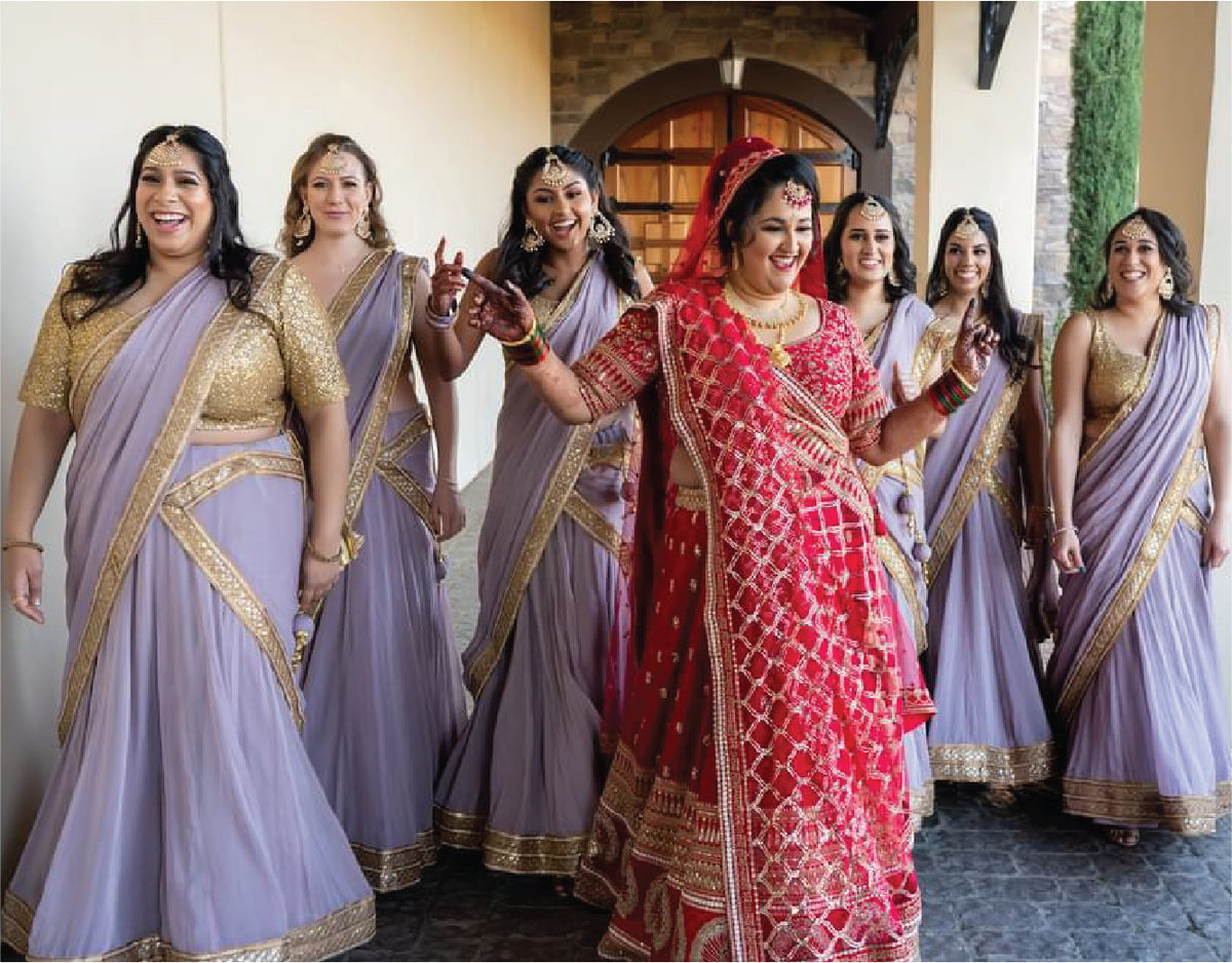 Lavender Beauties bridesmaids