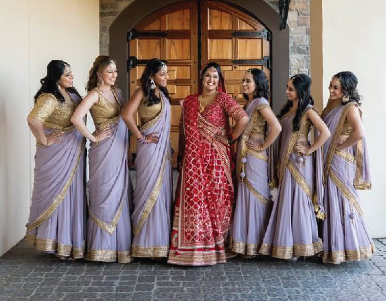 Lavender Beauties bridesmaids