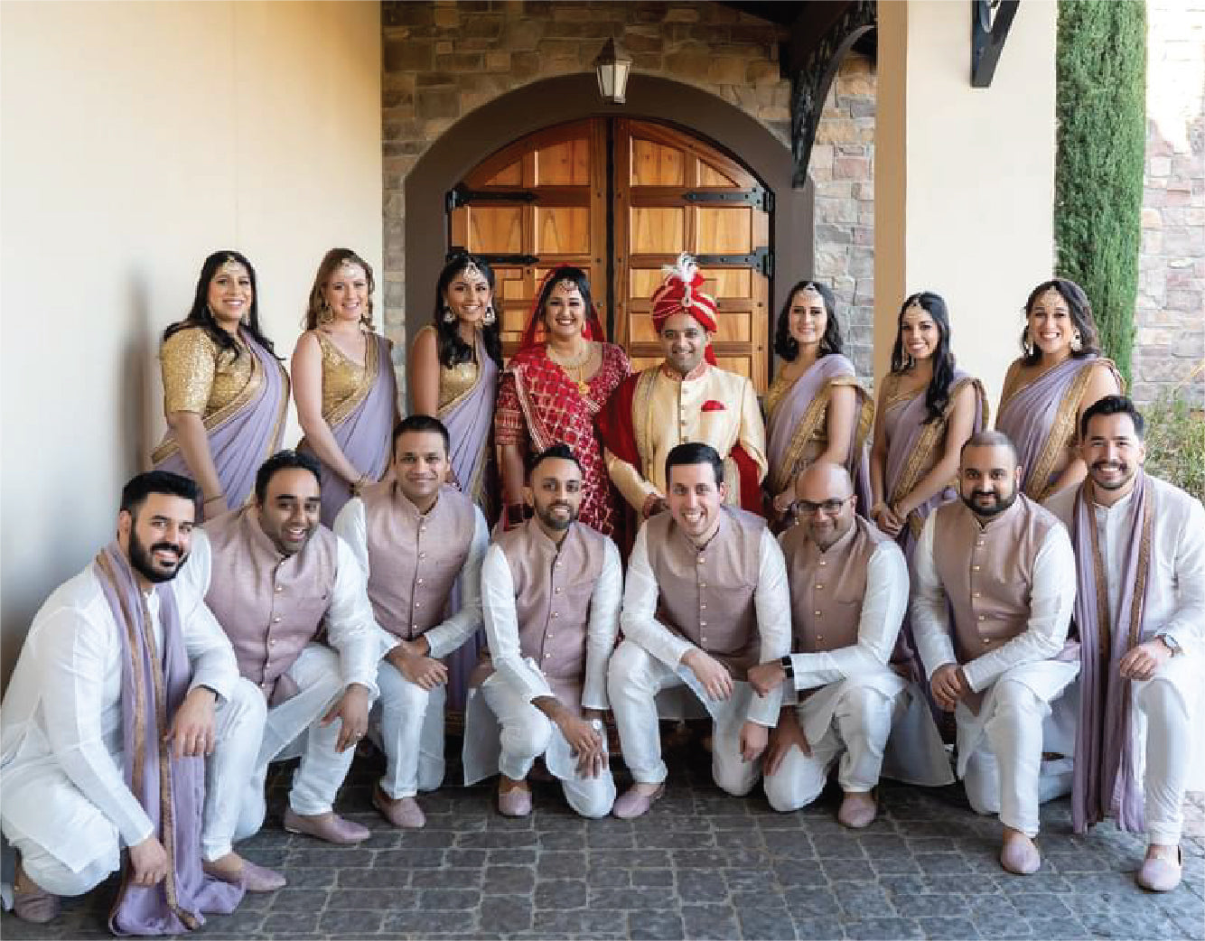 Lavender Beauties bridesmaids
