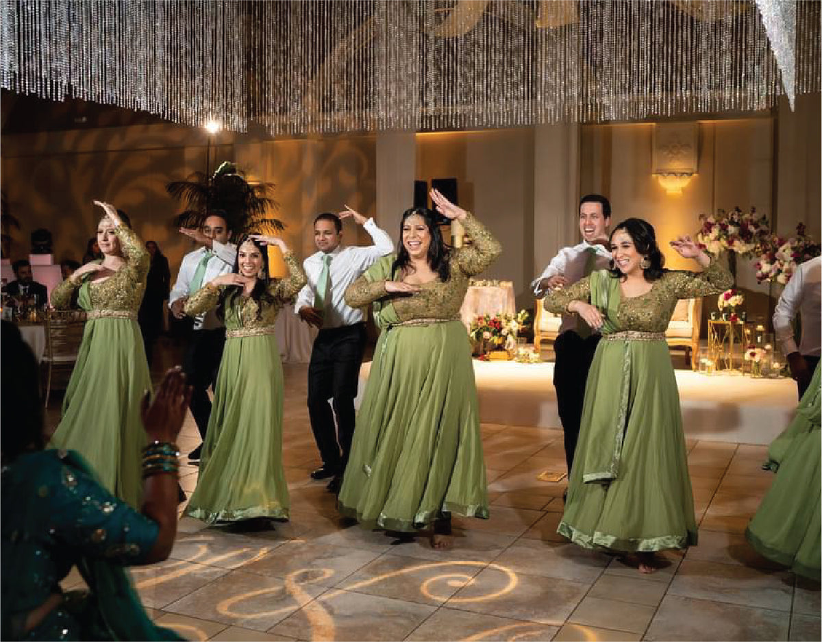 Pastel Green Bridesmaids