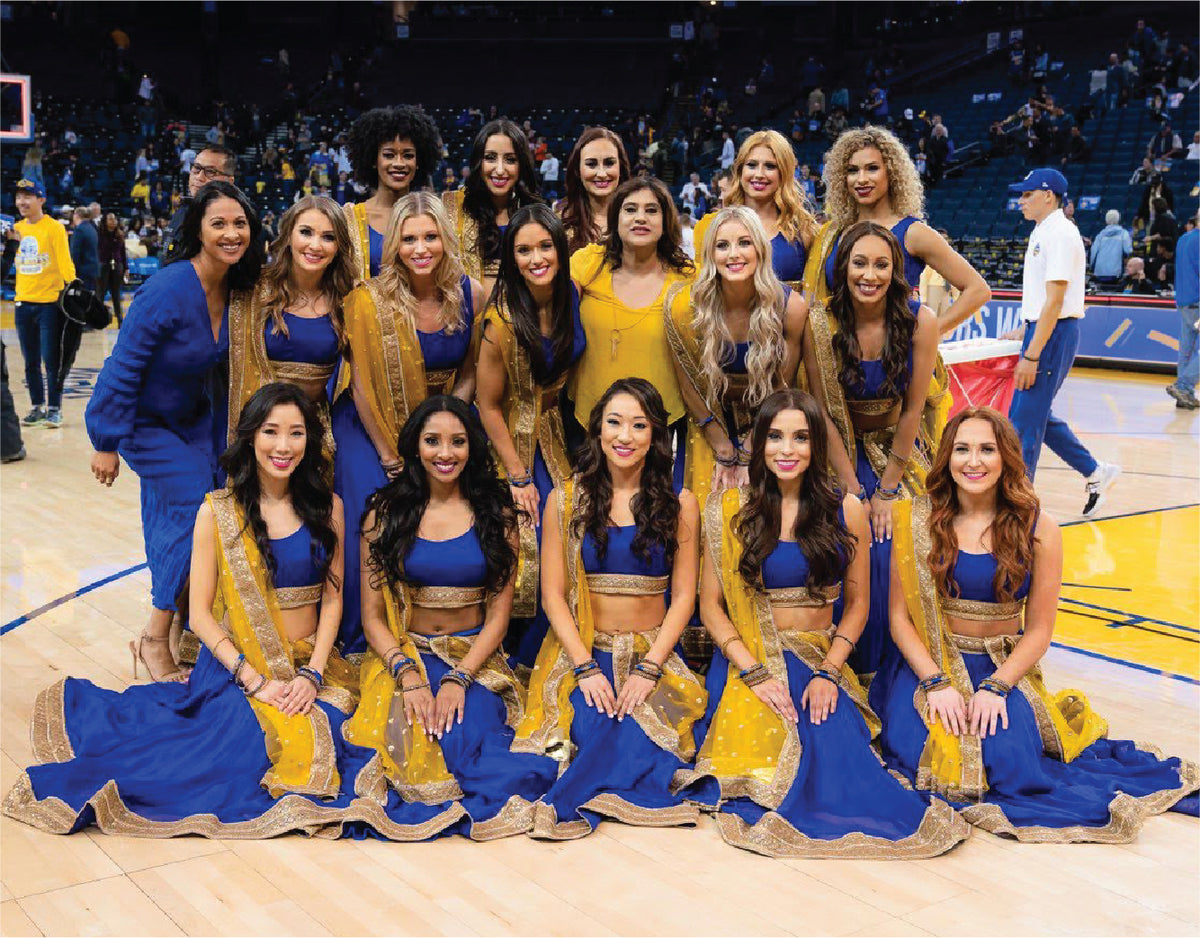 Warriors Cheerleaders Lehengas