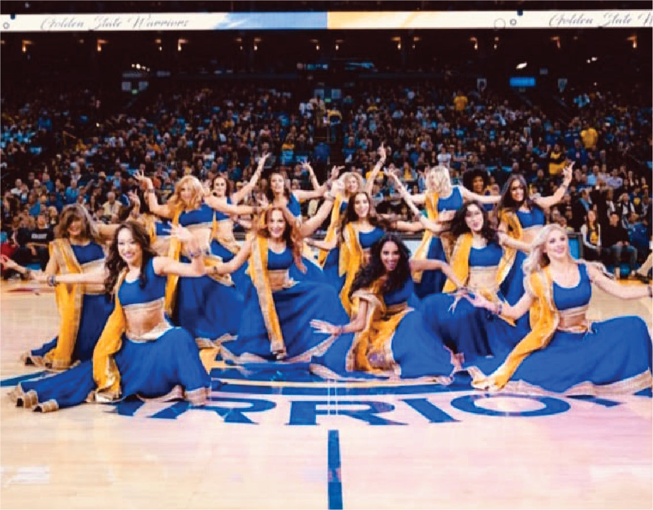 Warriors Cheerleaders Lehengas