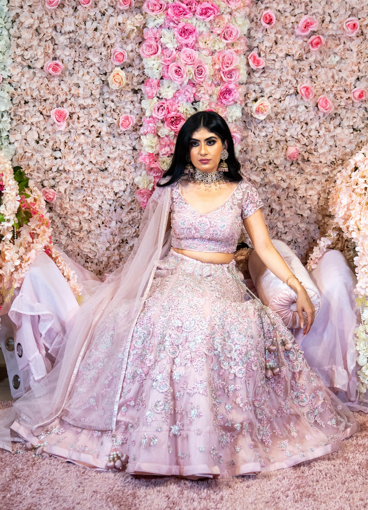 Aster Lehenga