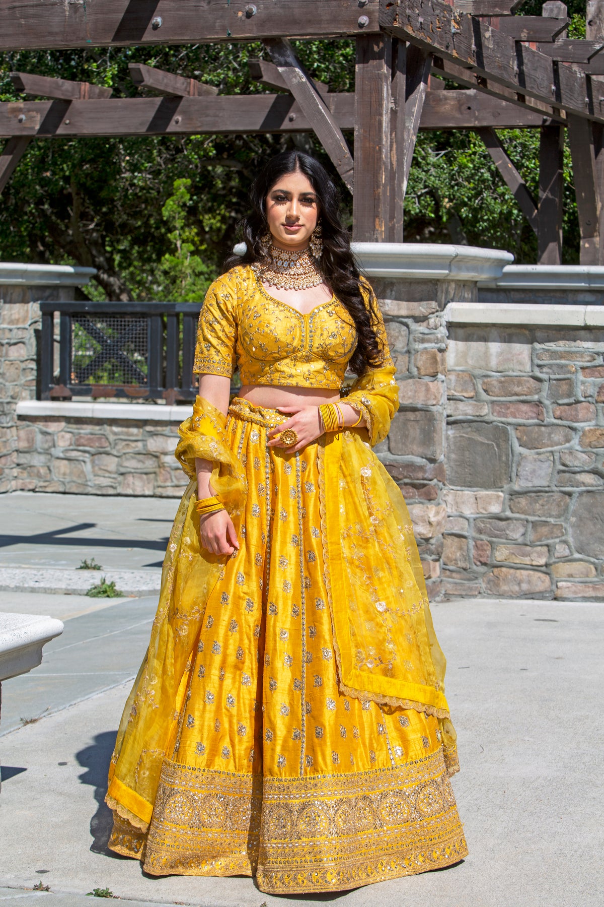 Marigold Lehenga