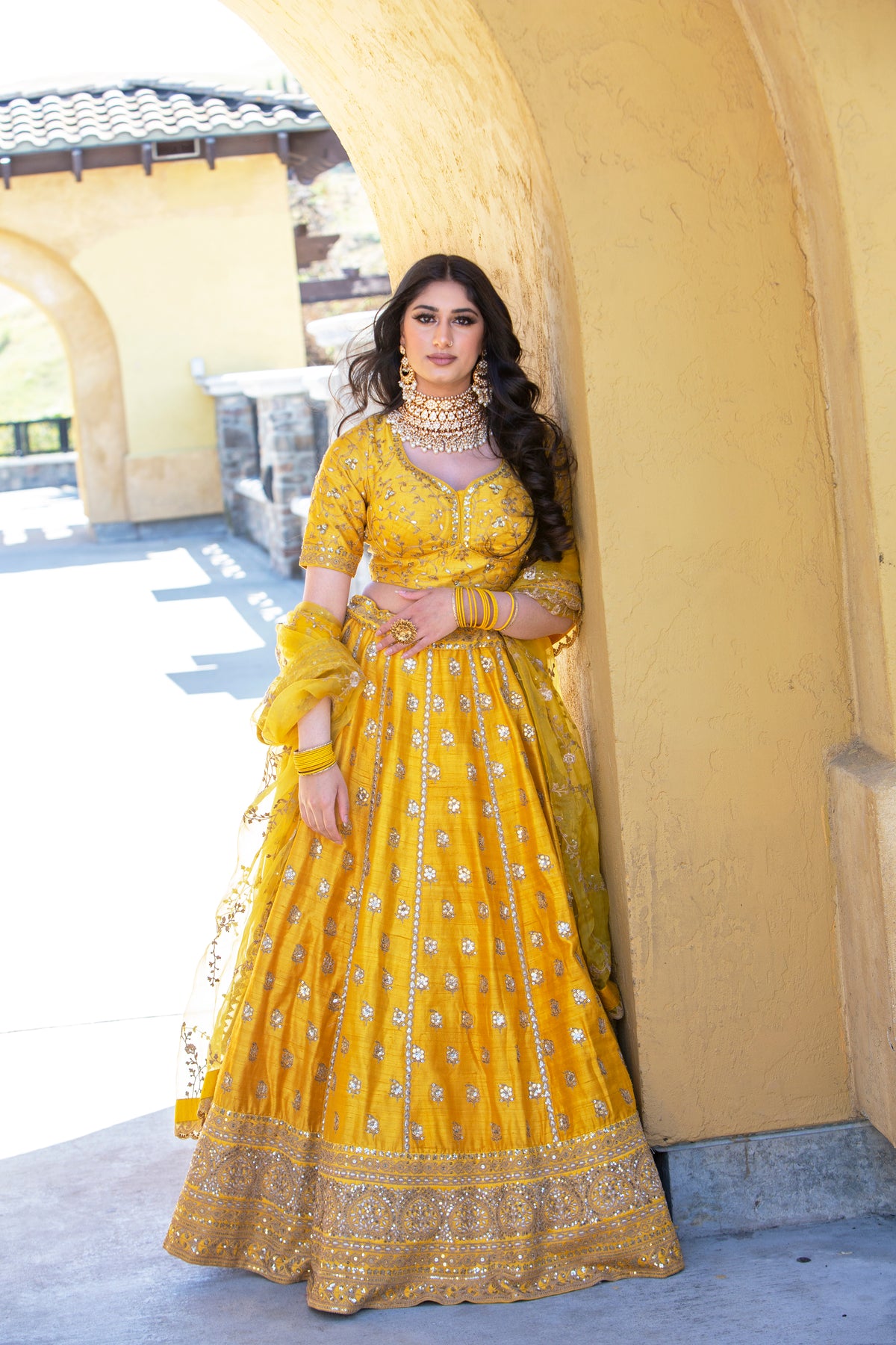 Marigold Lehenga