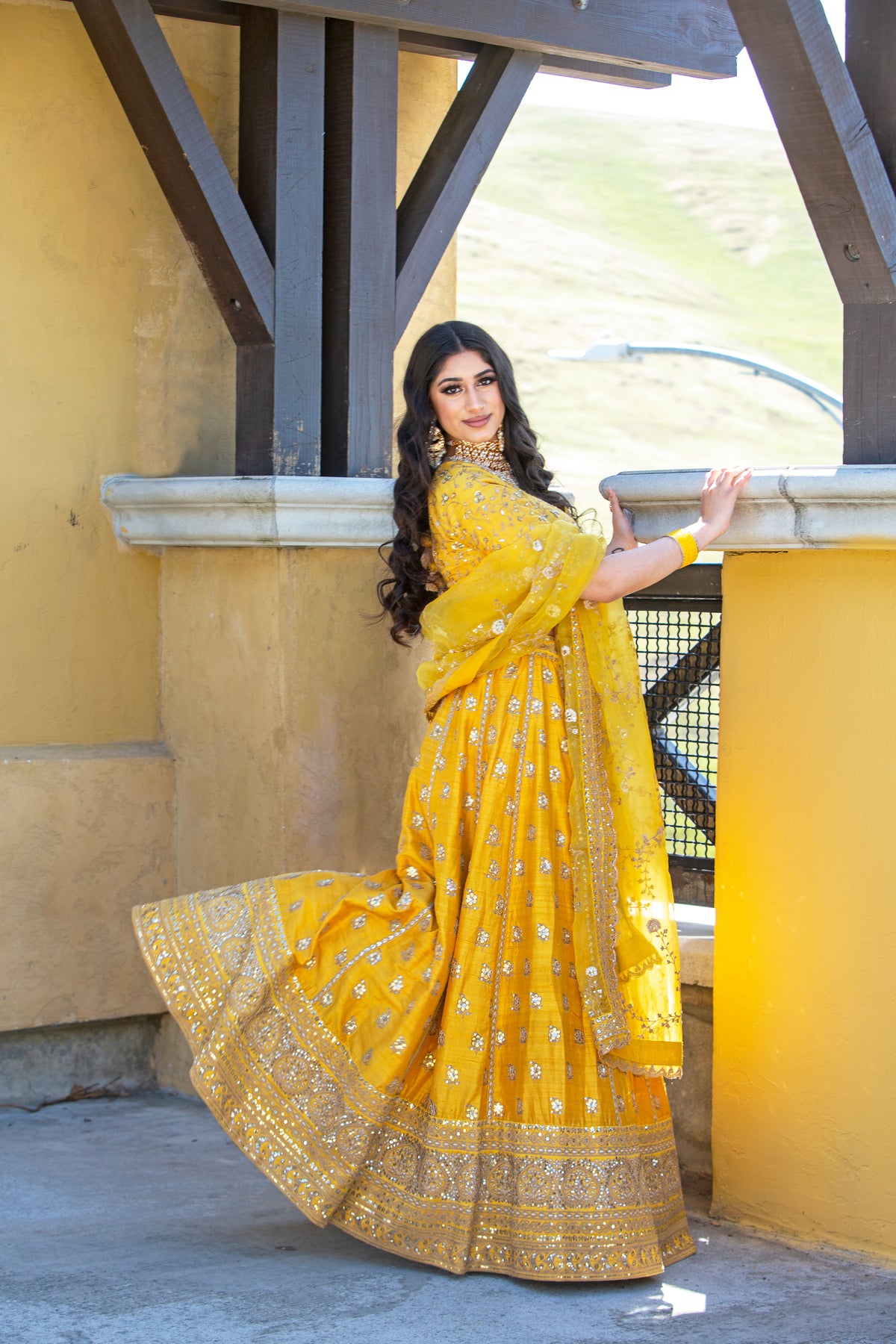 Marigold Lehenga