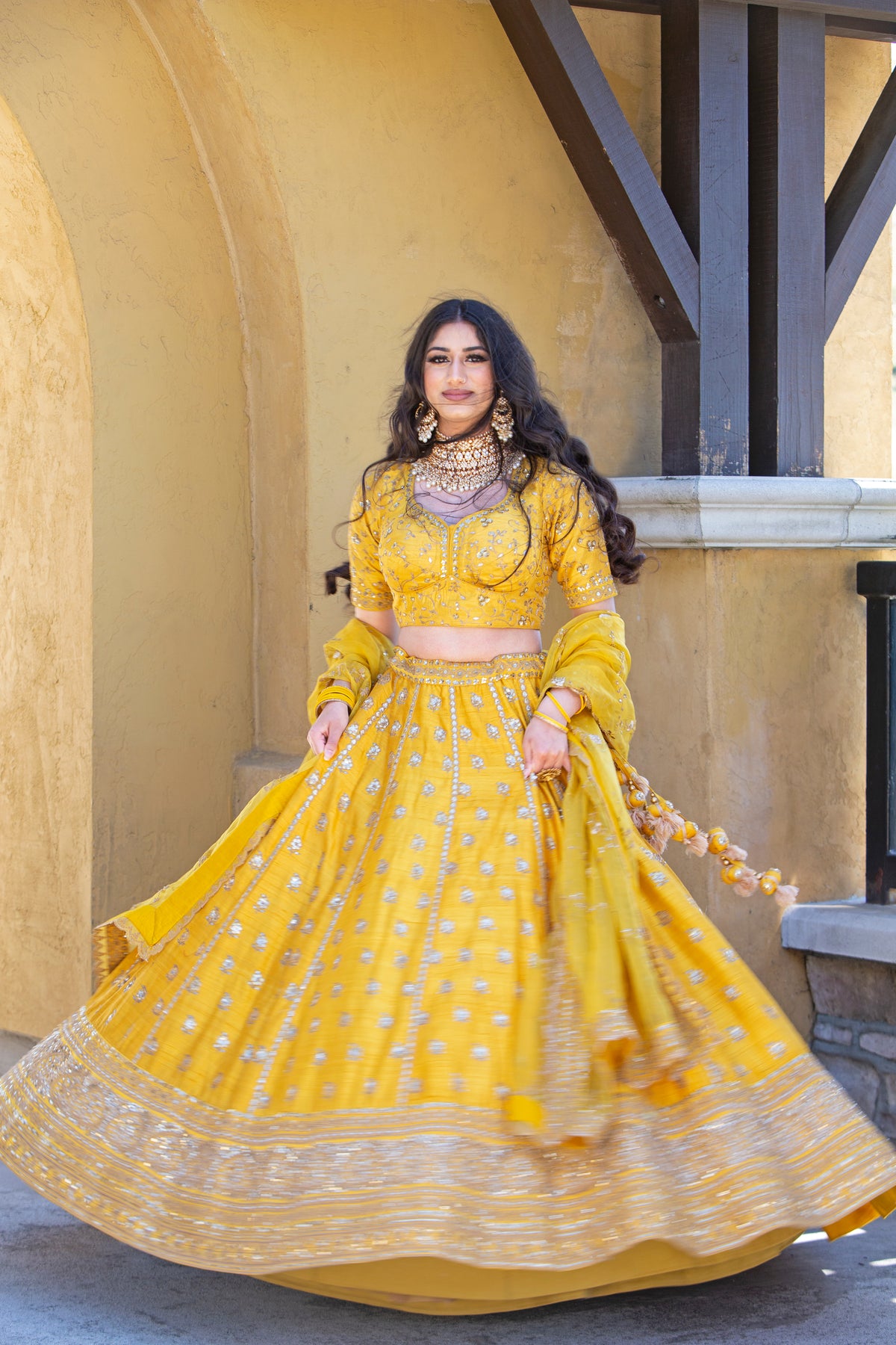 Marigold Lehenga