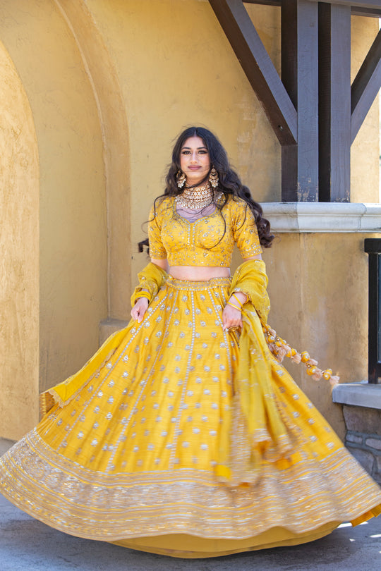 Marigold Lehenga
