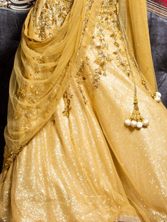 Gorgeous Paithani Based Indian Designer Bridal Lehenga Choli for Weddings |  The Silk Trend