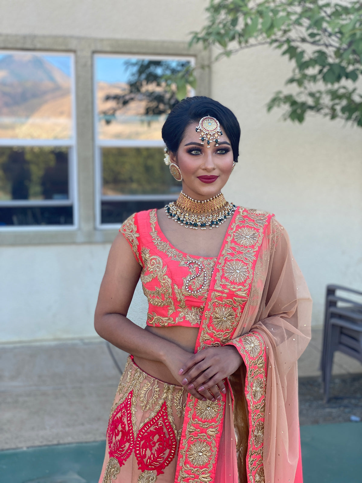 Ombre Lehenga