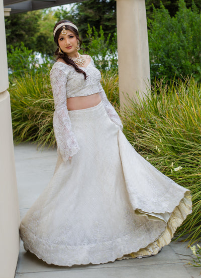 White Lily Lehenga