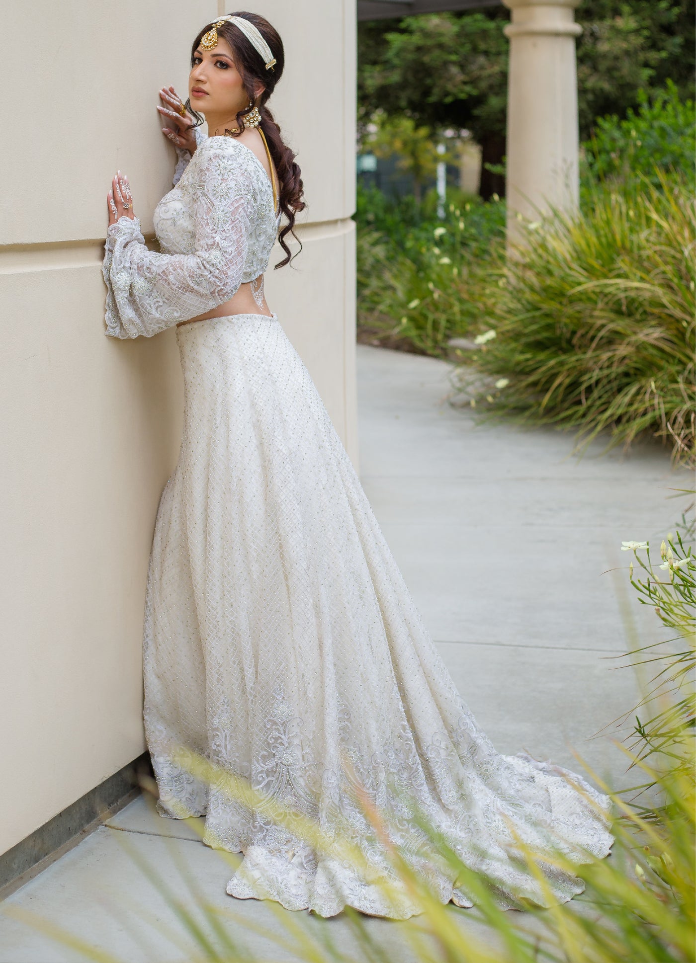White Lily Lehenga