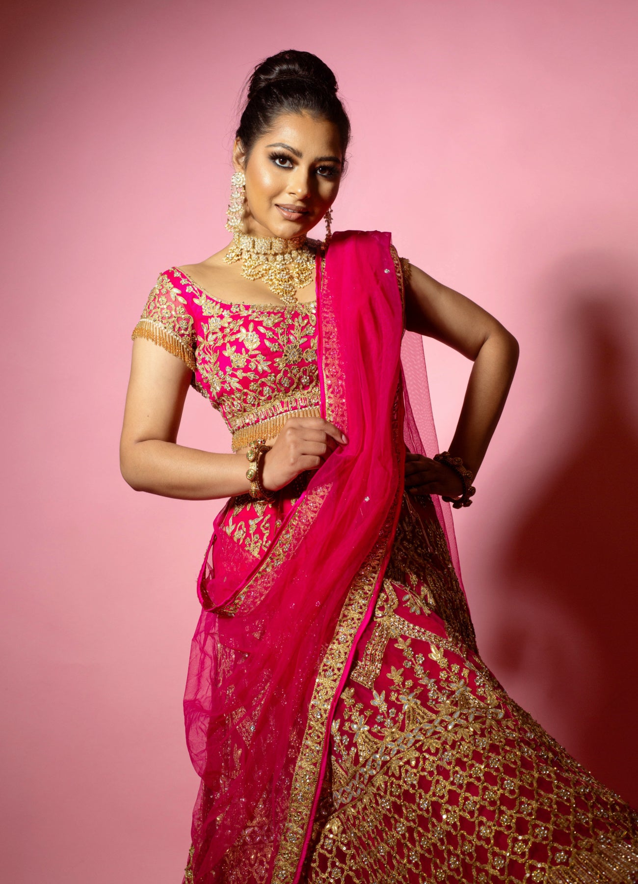 Buy Rani Colour Lehenga for Women Online from India's Luxury Designers 2024