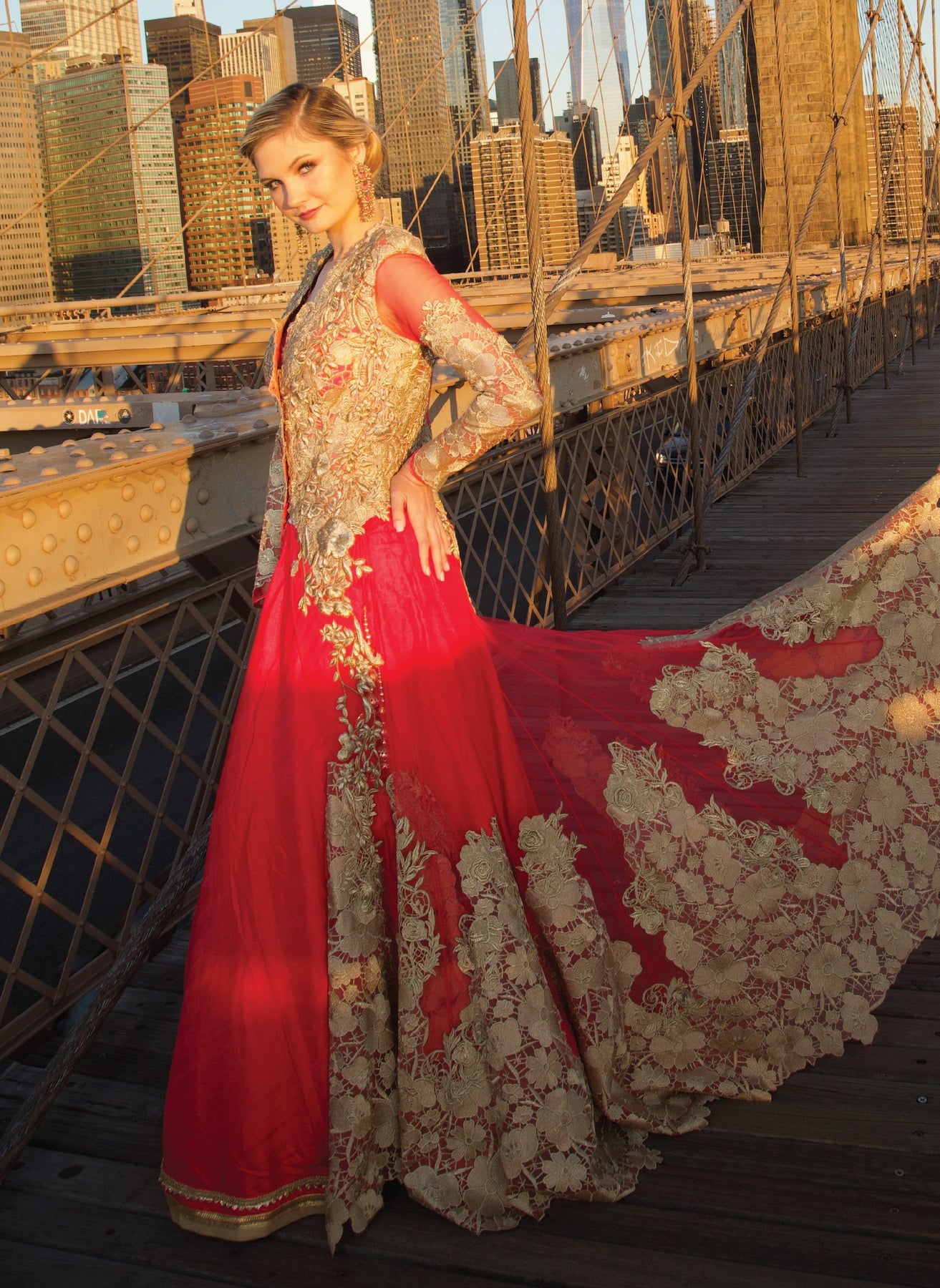 Royal Red Gown – VAMA DESIGNS Indian Bridal Couture