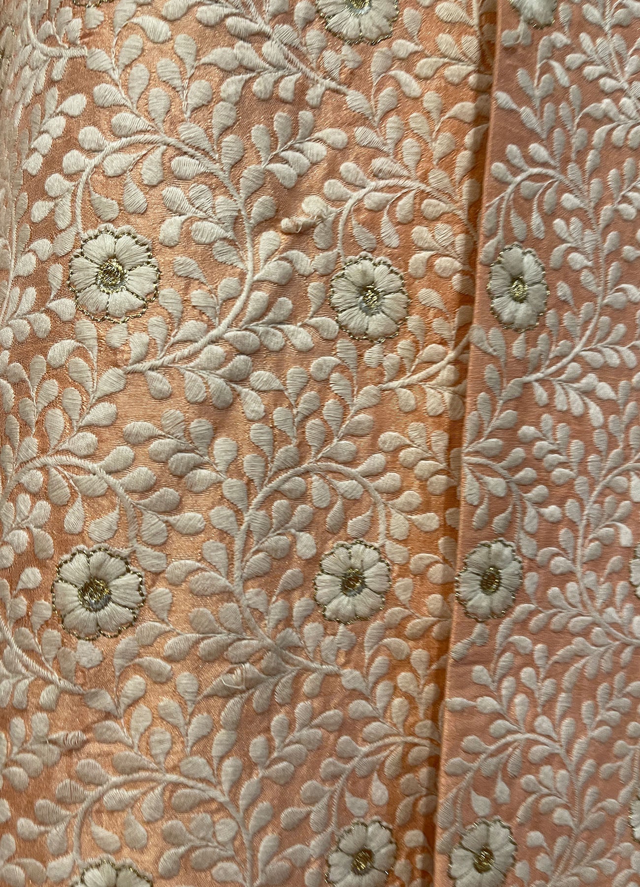 Mens Ivory orange Sherwani_Groom Wear