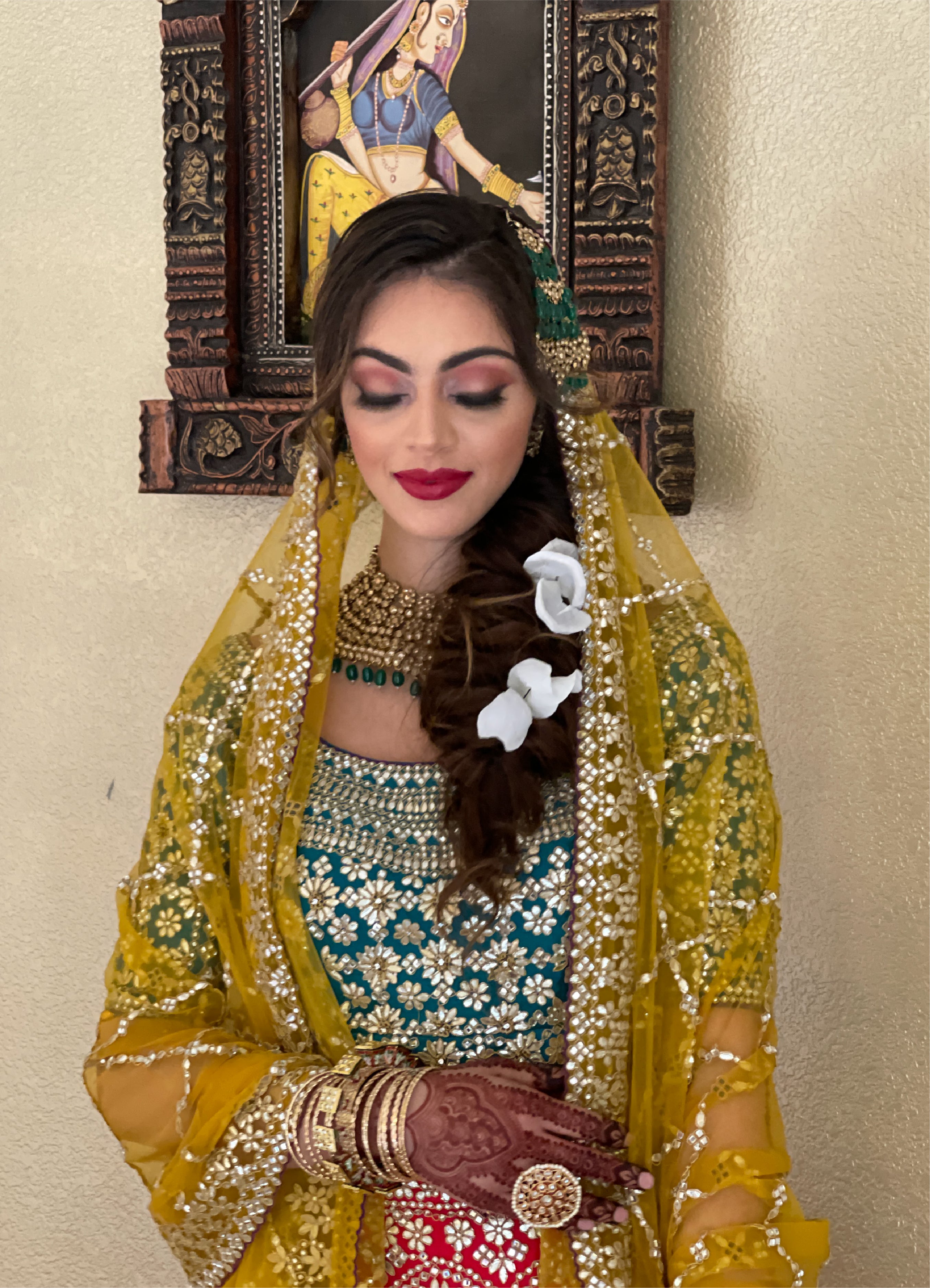 For Brides👰 who love pastels 🤎. Mastani dress in High-Low pattern, silver  embroidered all over. Colour : Golden Brown. Involves: Lehenga, Top and...  | By Amaira The Boutique -ChennaiFacebook