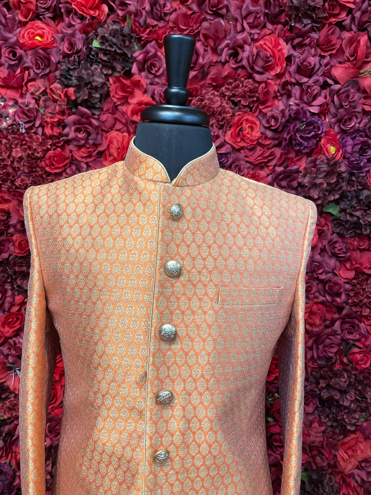 Rustic Orange sherwani