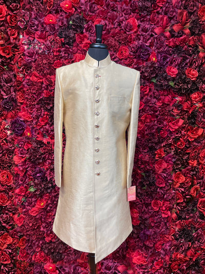 Cream sherwani