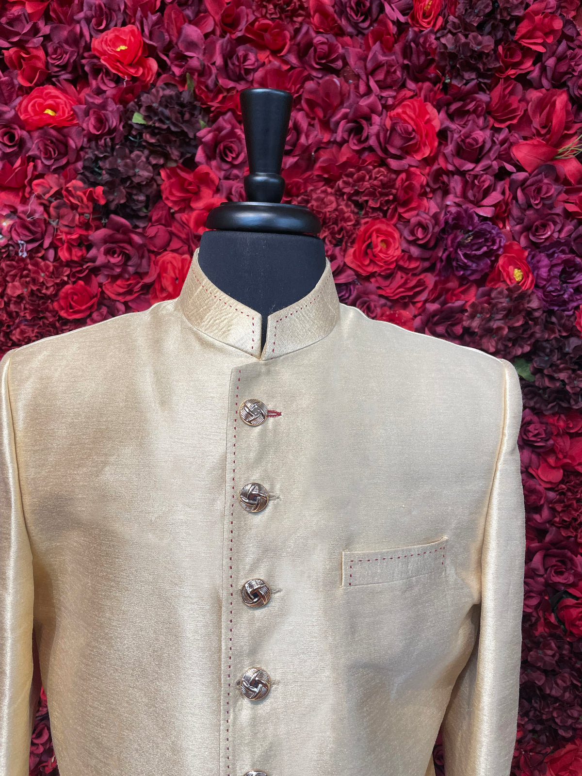 Cream sherwani