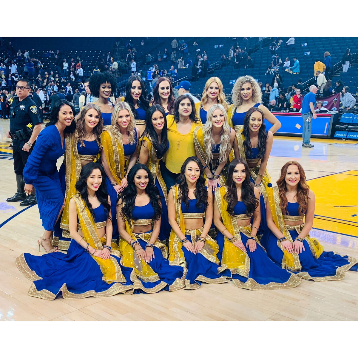 Warriors Cheerleaders Lehengas