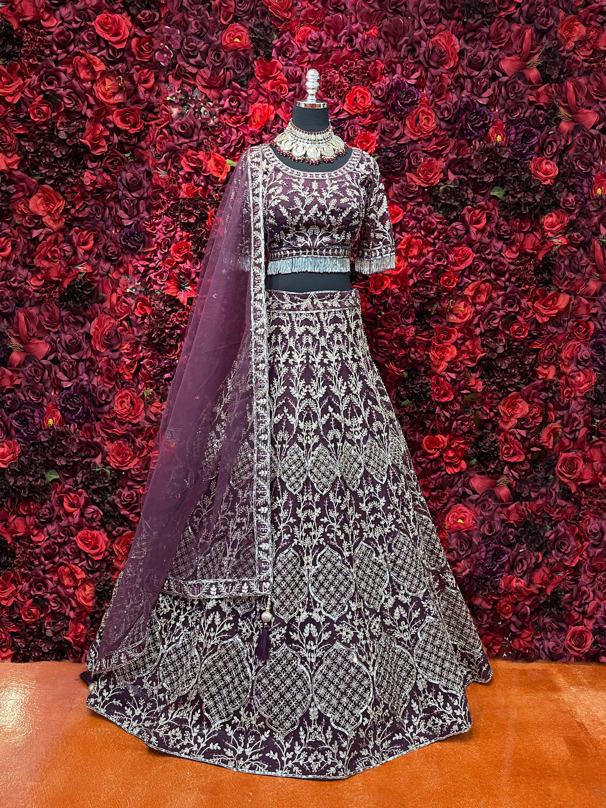 Mauve Purple lehenga