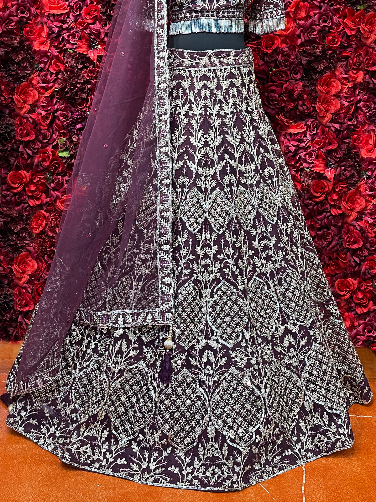Mauve Purple lehenga